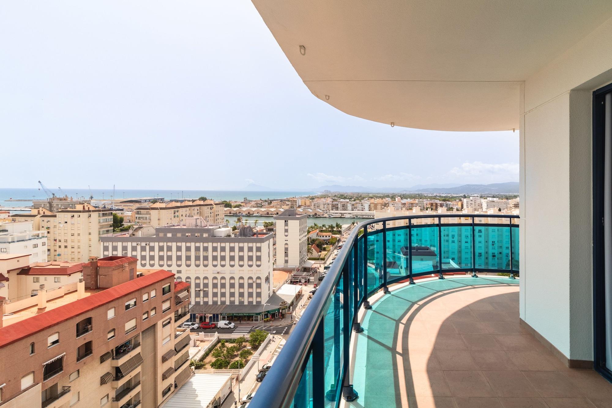 Hotel Cibeles Playa Gandia Bagian luar foto