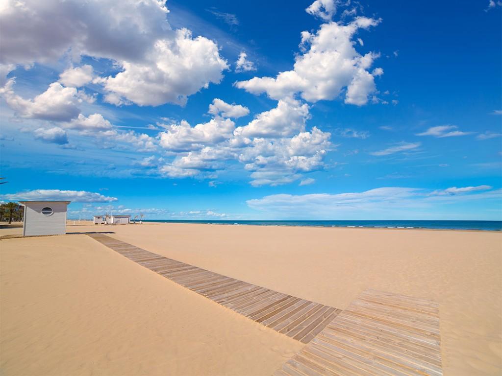 Hotel Cibeles Playa Gandia Bagian luar foto