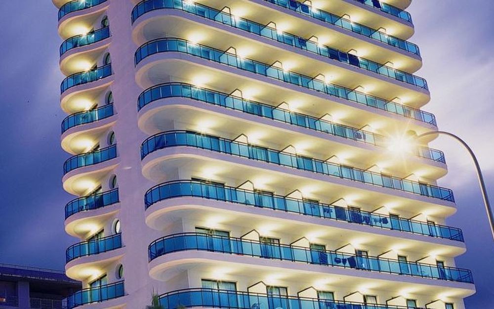 Hotel Cibeles Playa Gandia Bagian luar foto