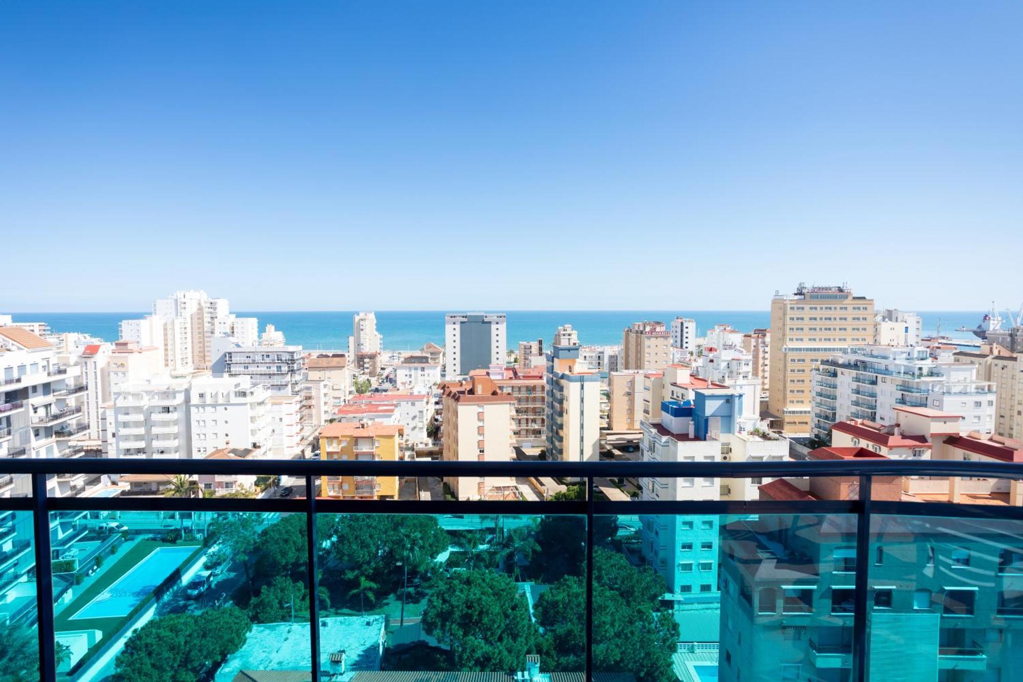 Hotel Cibeles Playa Gandia Bagian luar foto
